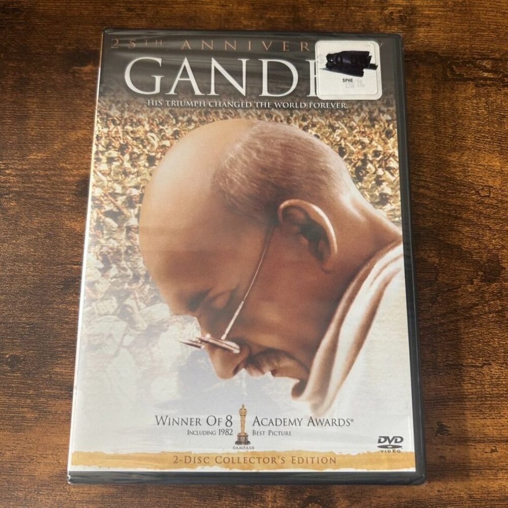 Gandhi 25th Anniversary 2-Disc Collectors Edition DVD Remastered HD - NEW Sealed
